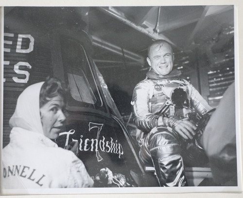 Vintage nasa photo - vintage, john
