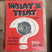 VINTAGE PEPYS 'PARTY GAMES' 1950s WHAT'S THAT? Series 2 Complete in Box