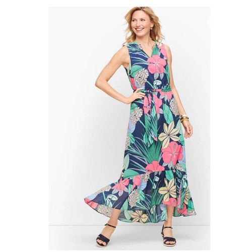 Talbots voile hibiscus - talbots,