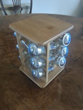 Wooden Revolving Spice Rack