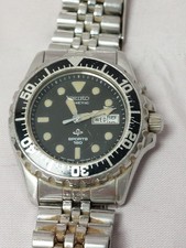 Seiko Kinetic Scuba Divers Men's Watch - 5M23-6B50 ~Needs new battery & cleaning