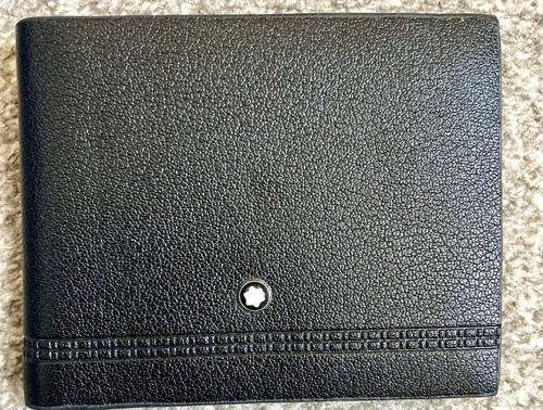 Mont blanc black leather - mont,