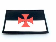 Maltese Cross Knights Templar PVC Airsoft Morale Patch