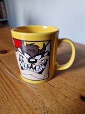 Vintage Warner Bros 1997 Taz Mug Staffordshire England Looney Tunes 90s Cartoon 