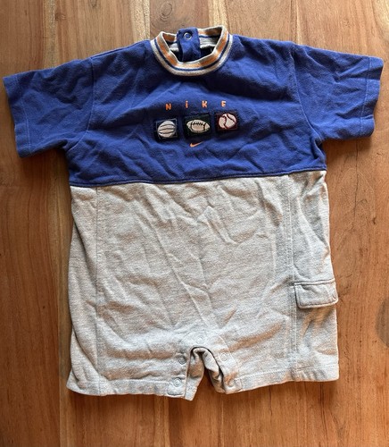 Vintage 1999 nike blue gray - 1999,