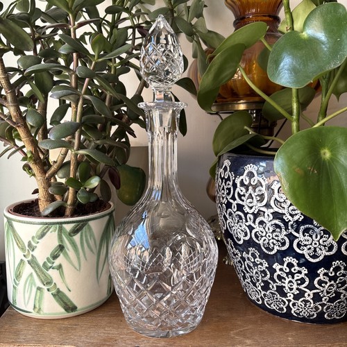 Vintage cut crystal - crystal, teardrop