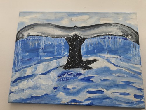 Hand painted picture - picture, on