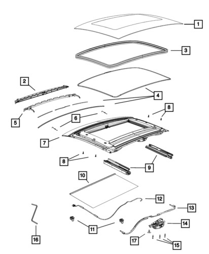 Fiat oem 500 roof - oem,