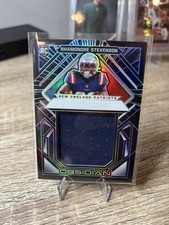 2021 Panini Obsidian Volcanic Material Rhamondre Stevenson #Vm-Rs /100 (MEM, RC)