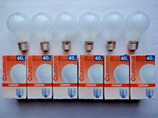 6x 40w E27 Edison Screw In Old Fashioned Proper Light Bulbs Pearl Incandescent