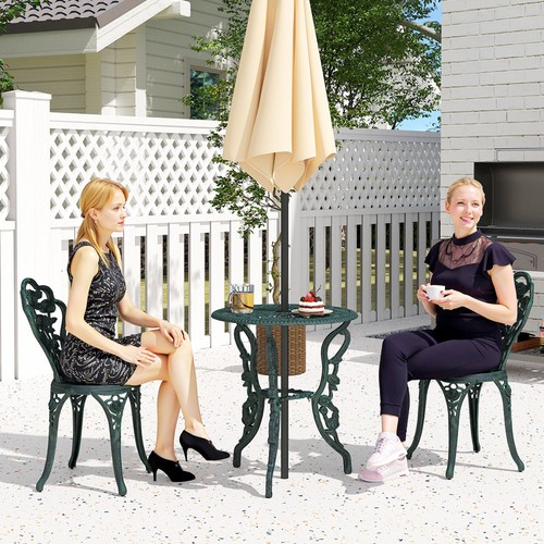 Cast aluminum bistro set - 3x,