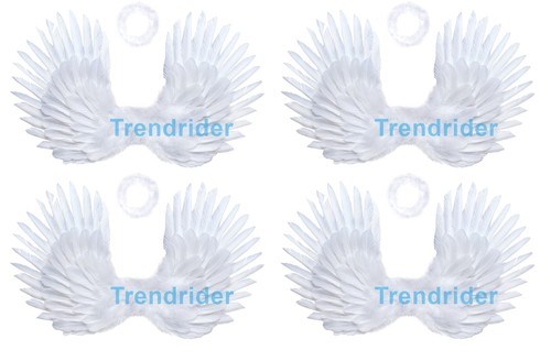 Children white feather angel - children's,
