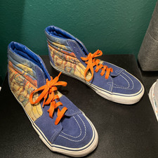 IRON MAIDEN POWERSLAVE VANS Men's size 8.5 Good Condition No Box