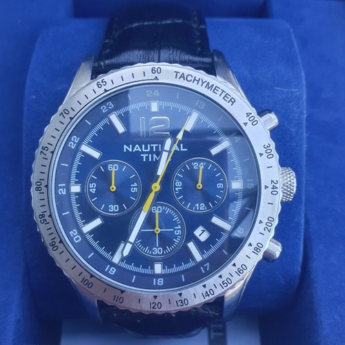 Nautical time blue dial - nautical,