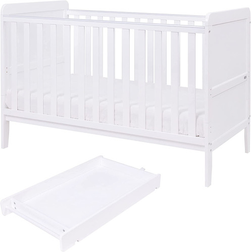 Wooden baby cot - wooden, in