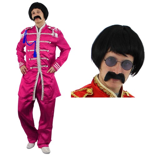 Pink sergeant pepper costume - sergeant,