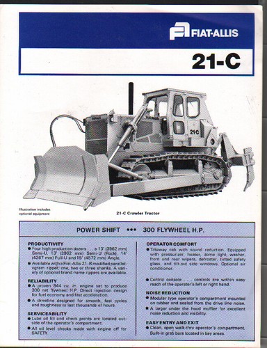 Fiat allis crawler - fiat-allis, "21-c"