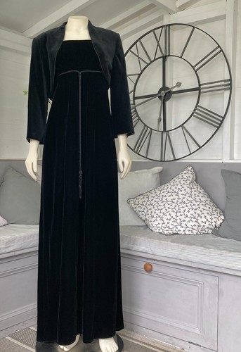 Monsoon black silk vintage - black,