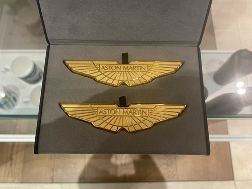 Aston martin gold wings - aston,