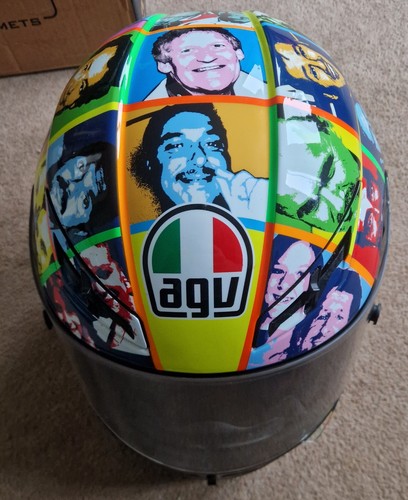 Rossi faces helmet rare - rossi, gp