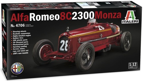 Italeri scale alfa romeo - 1/12,