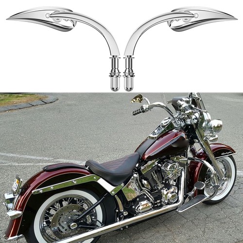Chrome teardrop motorcycle - teardrop,