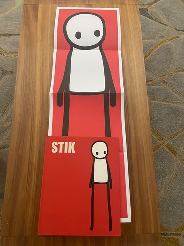 Stik red print book - red,
