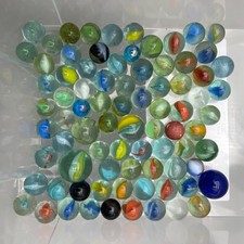 Vintage Assorted Glass Marbles
