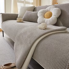 1/2/3/4 Seater Warm Plush Replacement Sofa Seat Cushion Covers Couch Protector