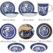 Churchill Blue Willow Set Of 6