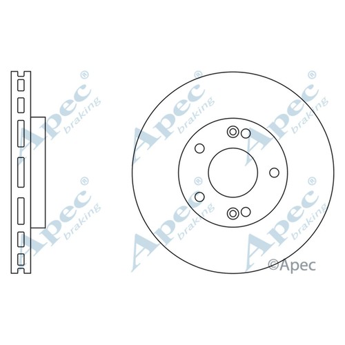 Brake discs vented for kia - vented,