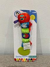 Kids Preferred The Very Hungry Caterpillar Teether Rattle Toy, Sensory Play