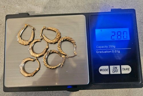 Pairs vintage 375 9ct - 2.9g,