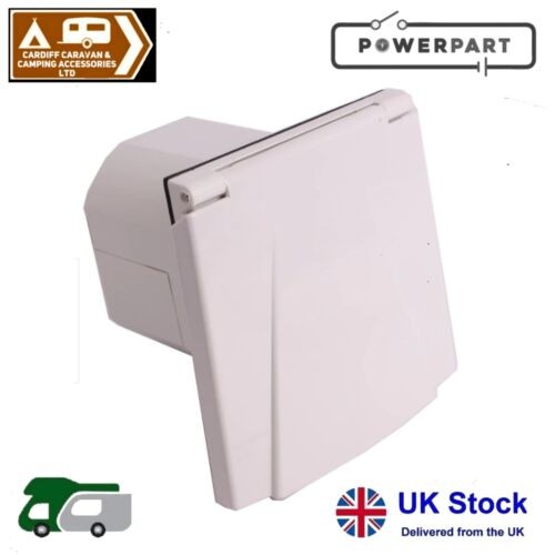 Mains hook inlet socket - hook, up