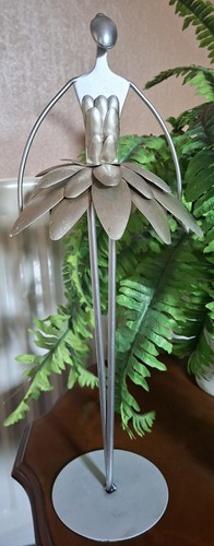 Tall metal ballerina sculpture - tall,