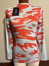 J. LINDEBERG WOMEN'S PALESA CROPPED TOP SMALL NEPTUNE ATOMIZER GOLF NEW NWT