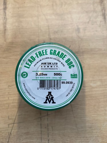 Plumbing solder 500g - plumbing, lead-free