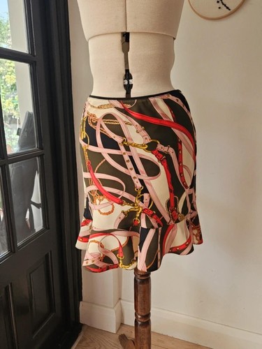 Zara ruffle scarf print