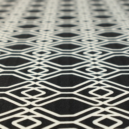 Monochrome art deco upholstery - monochrome,