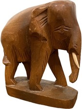 Hand Carved Wooden Elephant