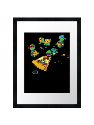 Baby ninja turtles - framed, wall
