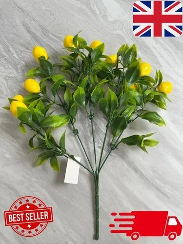 Artificial lemon fruit branch - artificial,