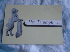 Triumph Renown Saloon brochure