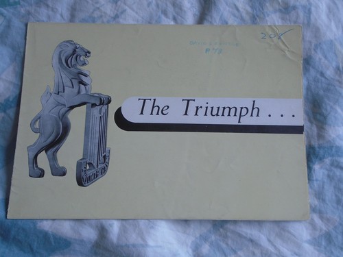 Triumph renown saloon brochure - renown,