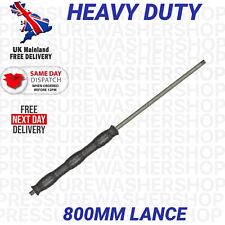 HEAVY DUTY PRESSURE WASHER JET WASH 800MM LONG LANCE HANDLE GUN EXTENSION 1/4"