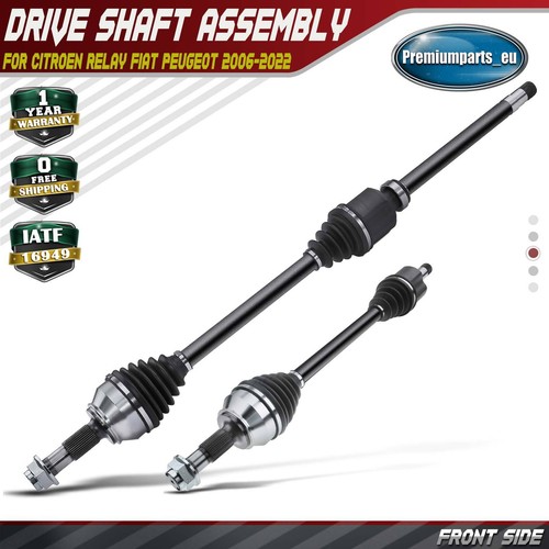 Pair drive shafts front - drive,