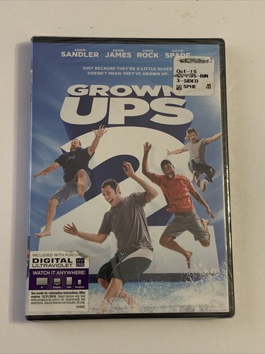 Grown ups dvd hd digital - 2, uv/hd