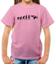 Evolution of Man Moto X - Kids T-Shirt - Motocross Motor Cross Bike Biking