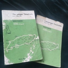 1971 BR Southern Region Passenger Timetable British railways Brighton Gatwick x2