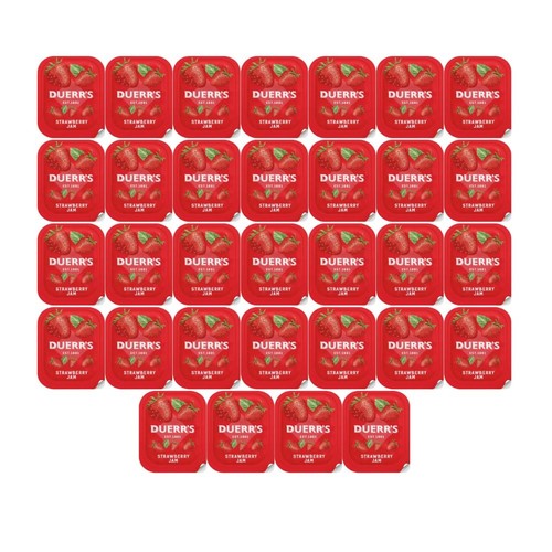 Strawberry jam portions - strawberry,